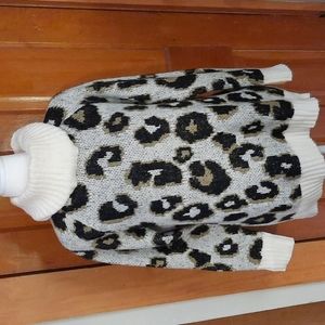 ●SO animal print sweater